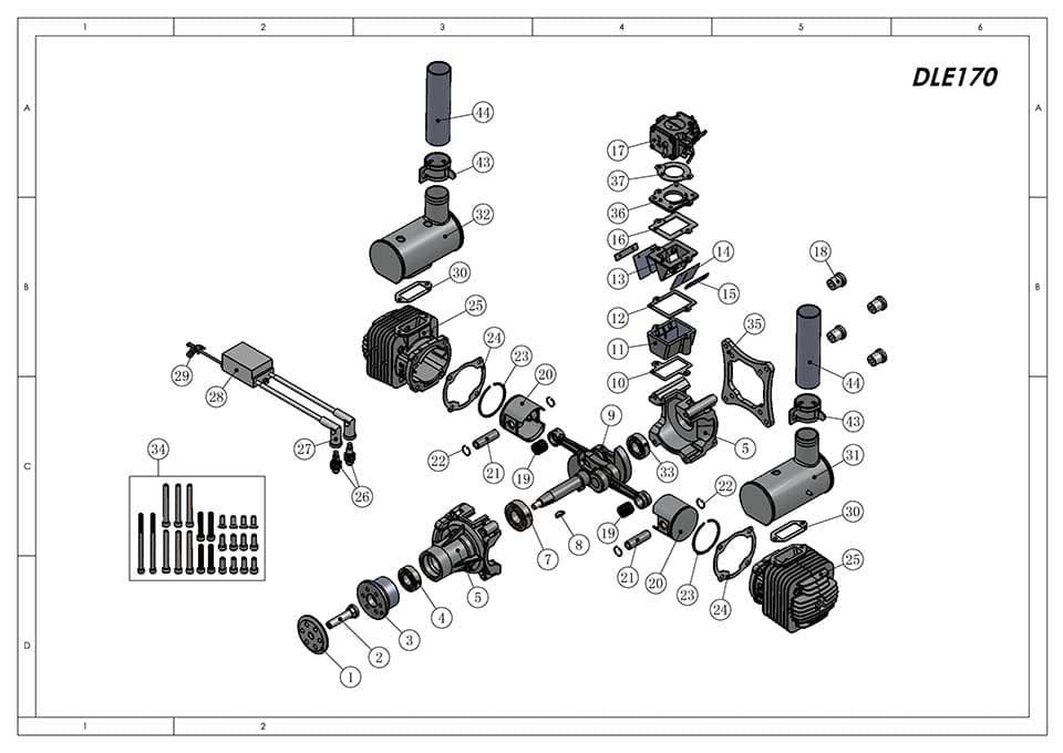 DLE170 Dimension Drawing 1