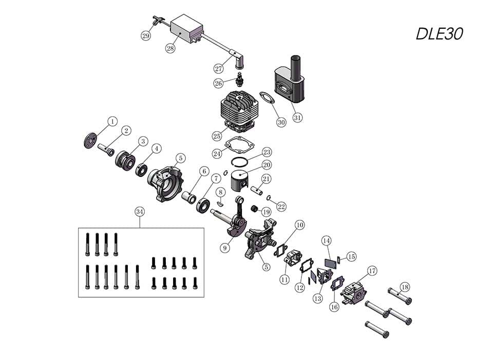 DLE30 Dimension Drawing 1