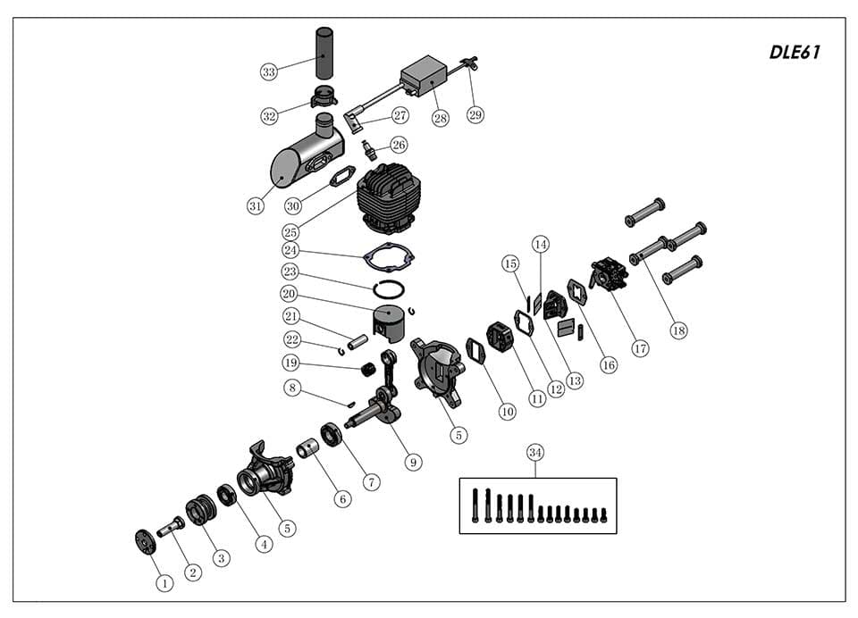 DLE61 Dimension Diagram 1